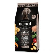 Ownat - Croquettes Ultra Medium Adult 12kg