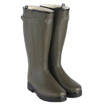 Le Chameau - Bottes Chasseur Fourrée Vert Foncé Homme