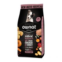 Ownat - Croquettes Ultra Medium Junior 12kg