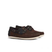 Barbour - Chaussures Bateau Wake - Marron / marine
