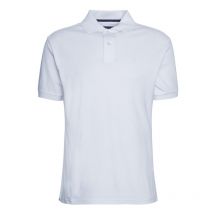 Barbour - Polo Hylton Interlock - Blanc - Taille 2XL