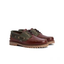 Barbour - Chaussures Bateau Deck - Mahogany