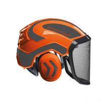 Pfanner - Casque Intégral Forest Visiere F39 Protos - Orange / Gris