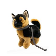 Nature de Brenne - Peluche Berger Allemand Avec Laisse 23cm