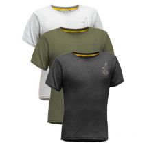 Pfanner - Lot De 3 T-shirts Logo Lumber - Anthracite / Blanc / Vert