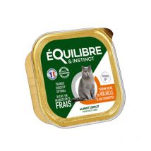 Equilibre et Instinct - Pâtée Volaille Et Courgettes Chat Âgé 85g Equilibre & Instinct