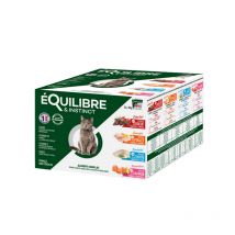 Equilibre et Instinct - Multipack D'Éffilés Chat 24x85g Equilibre & Instinct