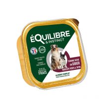 Equilibre et Instinct - Pâtée Gibier Haricots Et Thym Chien 300g Equilibre & Instinct