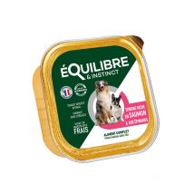 Equilibre et Instinct - Pâtée Saumon Et Épinards Chien 300g Equilibre & Instinct