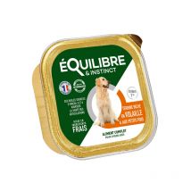 Equilibre et Instinct - Pâtée Volaille Et Petits Pois Chien Âgé 300g Equilibre & Instinct