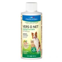 Francodex - Complément Liquide Vers O Net Chien Et Chat 150ml