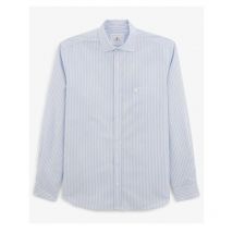Serge Blanco - Chemise Rayée Charles - Bleu ciel