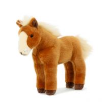 Nature de Brenne - Peluche Cheval Marron 30cm