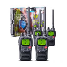 Midland - Pack De 4 Talkies-walkies G9 Pro Avec Oreillettes