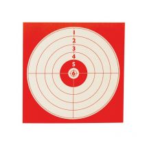 Januel - Lot De 100 Cibles Rouges 14x14cm