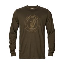 Härkila - T-shirt Manches Longues Game Härkila - Willow green stag - Taille L