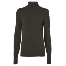 Chevalier - Pull Col Roulé Agnes Femme - Leather Brown Melange - Taille 42