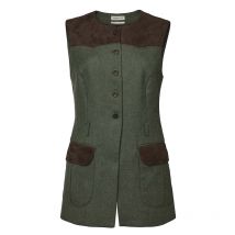 Chevalier - Gilet De Tir Tweed Felisa Femme - Misty Green - Taille 42