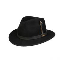 Stetson - Chapeau Déperlant Traveller Woolfelt - Noir - Taille 63/XXL