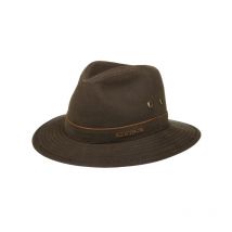 Stetson - Chapeau Coton Ciré Traveller - Dark Brown - Taille 57/M