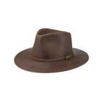 Stetson - Chapeau Western Buffalo Leather - Marron - Taille 57/M