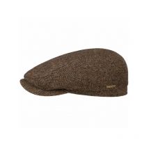 Stetson - Casquette Plate Wool Herringbone - Brown Melange - Taille 57/M