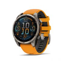 Garmin - Montre Gps Fenix 8 Serie Amoled - Orange