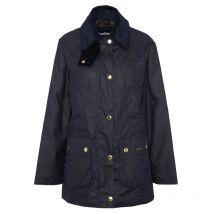 Barbour - Veste Cirée Modern Beadnell Femme - Marine - Taille 12/M