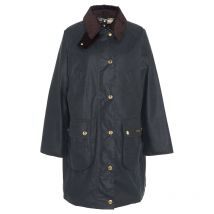 Barbour - Veste Longue Cirée Beadnell Femme - Sauge / Ancient - Taille 8/XS