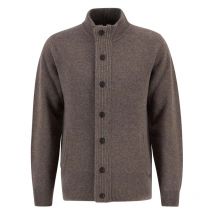 Barbour - Cardigan Essential Elbow-patch - Dark Stone - Taille M