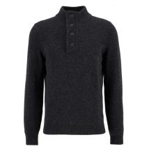 Barbour - Pull Essential Patch - Charcoal - Taille M