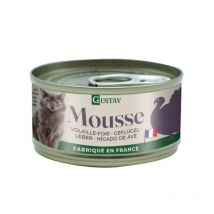 Gustav - Mousse Foie Et Volaille Chat 85g