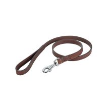 Stepland - Laisse En Cuir Double 1m20 - Marron