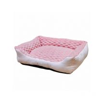 Nobby - Panier Carré Confort Classic Diamond - Rose - Taille 50 cm