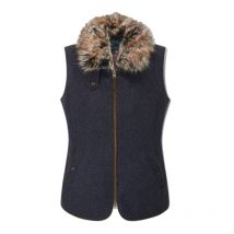 Alan Paine - Gilet Surrey Femme - Bleu - Taille 16 UK / 44 FR