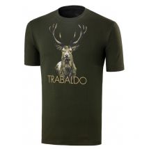 Trabaldo - T-shirt Identity Cerf - Kaki - Taille L