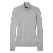 Alan Paine - Pull Col Roulé Clara Femme - Gris - Taille 38