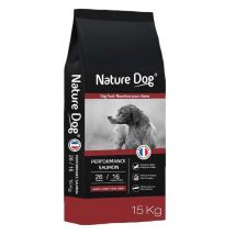 Nature Dog - Croquettes Performance 26/16 Saumon 15kg