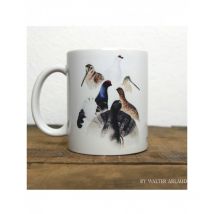 Effet Nature - Mug Céramique Animaux Du Monde 'oiseaux' By Walter Arlaud