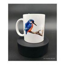 Effet Nature - Mug Céramique Collection Plumes Martin Pêcheur By Walter Arlaud