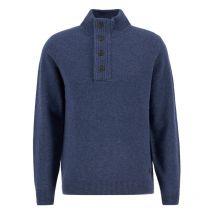 Barbour - Pull Essential Patch - Indigo - Taille S