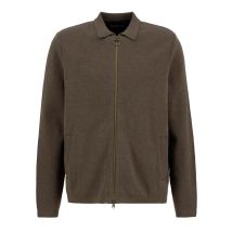 Barbour - Cardigan Crowcombe Ss26 - Olive - Taille L
