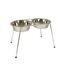 DIFAC - Support Double Hauteur 25cm Pour Gamelle Inox Eco 2.5l Difac