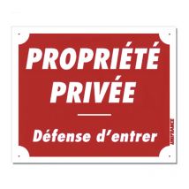 Unifrance - Panneau Propriété Privée - Défense D'Entrer