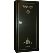 Infac - Armoire Forte Classic 11 Armes Avec Lunette + 3 Dans La Porte - Coffre Intérieur - Étagères Amovibles