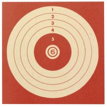 Unifrance - Cibles Rouges - Taille 10 x 10cm