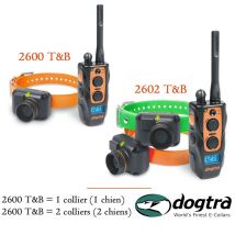 Dogtra - Collier De Dressage 2600 T&b / 2602 T&b - 1 À 2 Chiens
