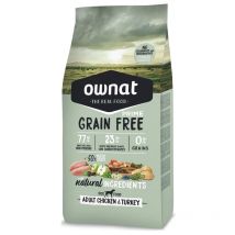 Ownat - Croquettes Grain Free Prime Adult Chicken & Turkey 12 Kg