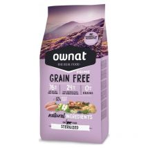 Ownat - Croquettes Chat Grain Free Prime Sterilized 3 Kg