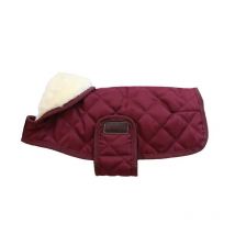 Kentucky - Couverture Chien Matelassée - Bordeaux - Taille S/M